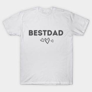 BEST DAD GIFT FOR FATHER'S DAY GIFT DAD LOVE HEART T-Shirt